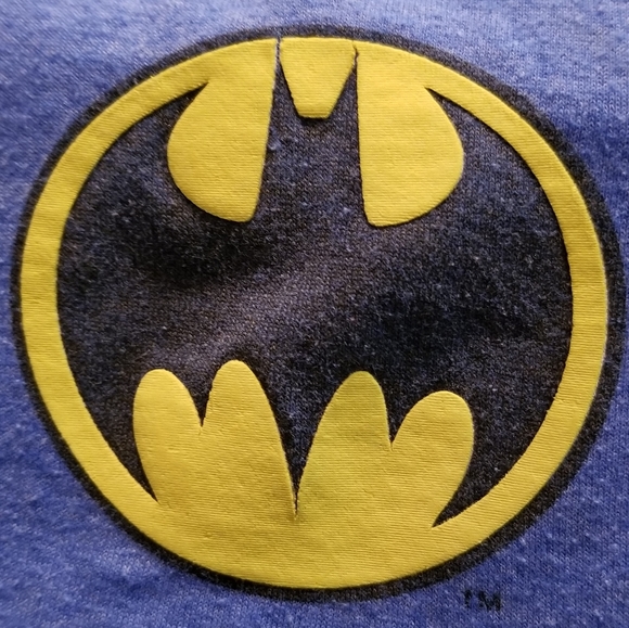 JUSTICE LEAGUE BOYS MEDIUM BLUE T-SHIRT - Picture 13 of 15